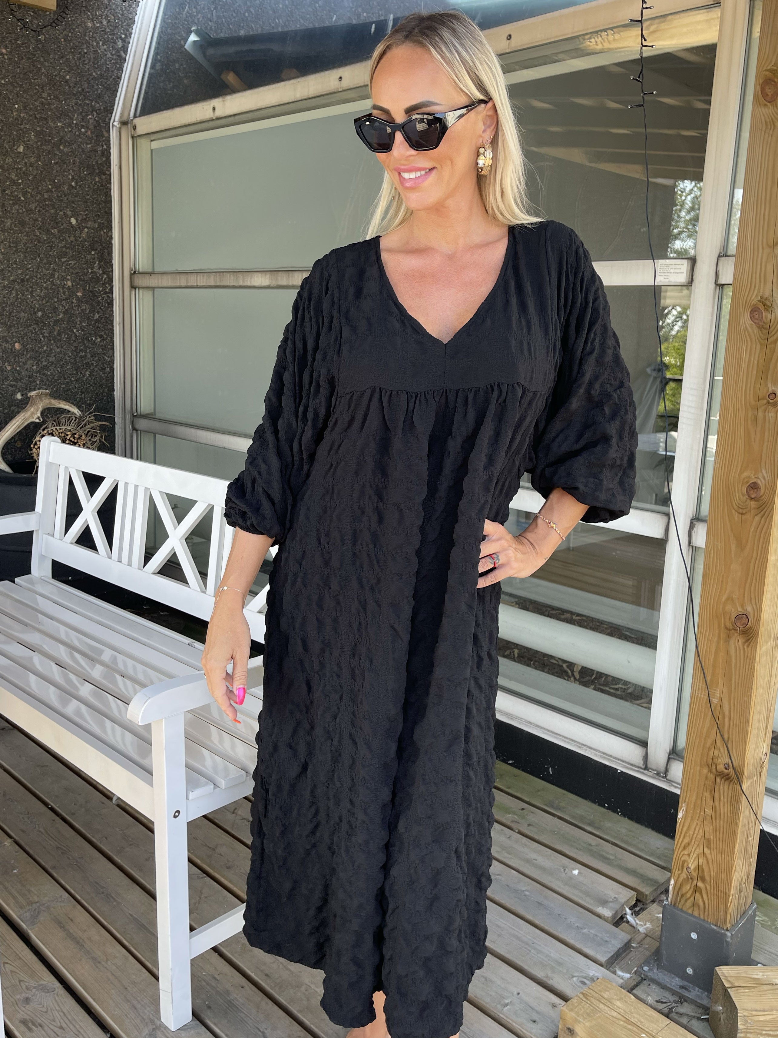 My - Lang kjole i babydollfacon